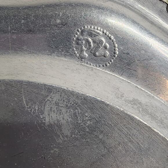 VTG Norway Norge Souvenir Wall Plates Lot  2 PZ Pewter & Porcelain Nordic Decor - Picture 5 of 10